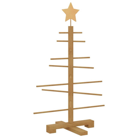 vidaXL Houten kerstboom met standaard Bruin 75 cm Bamboe afbeelding2 - 1