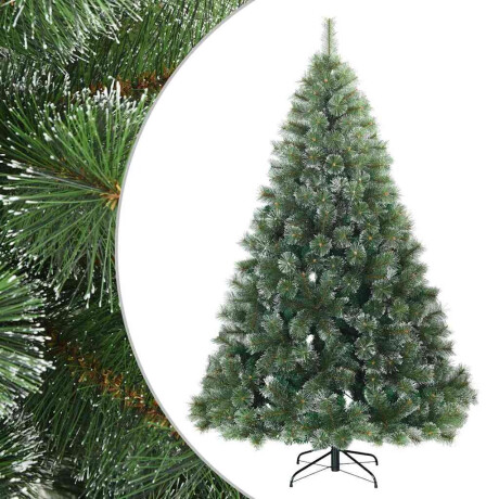 vidaXL Moderne Kunststof Scharnierende Kerstboom Sneeuw Bedekt Wit afbeelding2 - 1