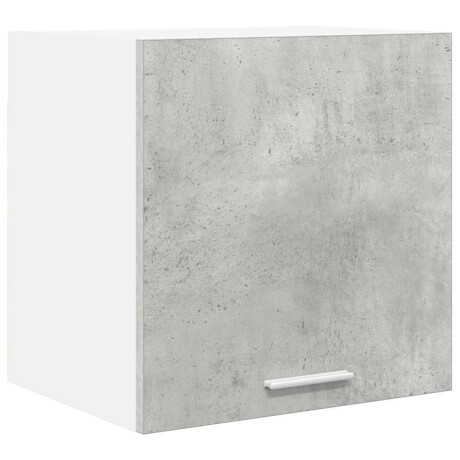vidaXL Hangkast Riga Beton Grijs en Wit 40 x 31 x 40 cm Bewerkt hout afbeelding2 - 1