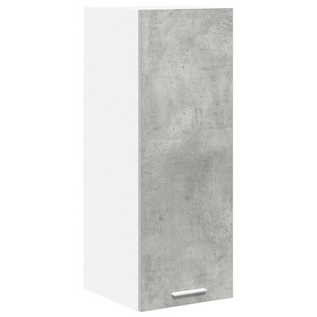 vidaXL Hangkast Riga Beton Grijs en Wit 30 x 31 x 80 cm Bewerkt hout afbeelding2 - 1