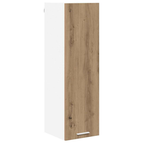 vidaXL Hangkast met opslag Artisan Eiken 30 x 31 x 100 cm Bewerkt hout afbeelding2 - 1