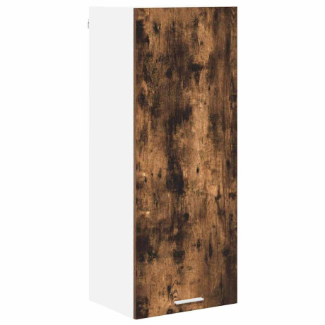 vidaXL Hangkast met opslag Gerookt eiken 40 x 31 x 100 cm Bewerkt hout afbeelding2 - 1
