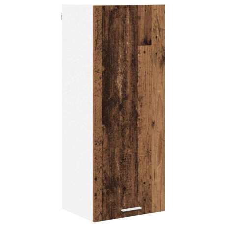 vidaXL Hangkast met opslag Oudhout 40 x 31 x 100 cm Bewerkt hout afbeelding2 - 1