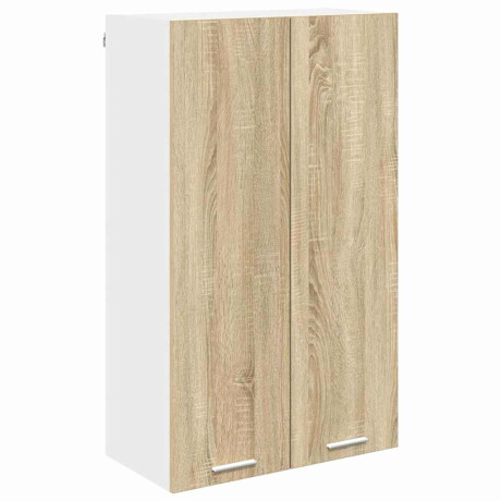 vidaXL Hangkast met opslag Sonoma Eiken 60 x 31 x 100 cm Bewerkt hout afbeelding2 - 1