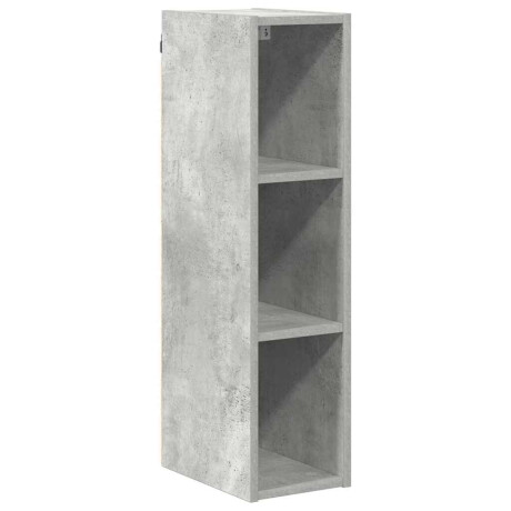 vidaXL Hangkast Riga Beton Grijs 20 x 29,5 x 80 cm Bewerkt hout afbeelding2 - 1