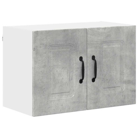 vidaXL Keukenkast aan de muur Beton Grijs 60 x 31 x 40 cm Bewerkt hout afbeelding2 - 1