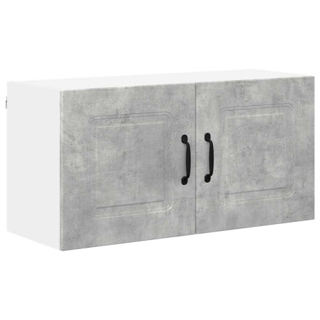 vidaXL Keukenkast aan de muur Beton Grijs 80 x 31 x 40 cm Bewerkt hout afbeelding2 - 1