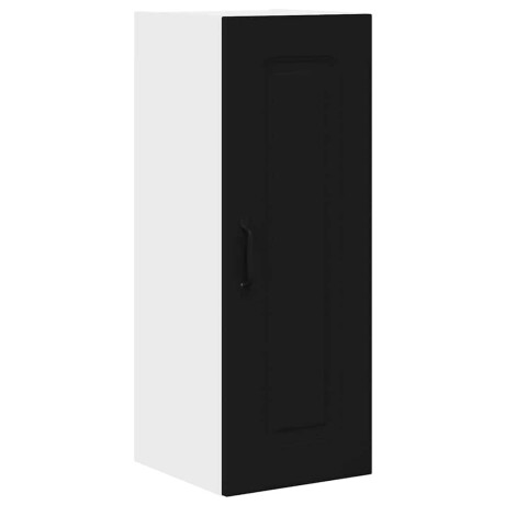 vidaXL Vaatwasserpaneel Kalmar Zwart 30 x 31 x 80 cm Bewerkt hout afbeelding2 - 1