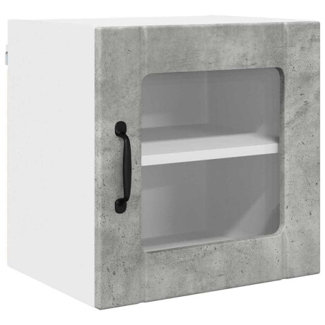 vidaXL Keukenkast aan de muur Beton Grijs 40 x 31 x 40 cm Bewerkt hout afbeelding2 - 1