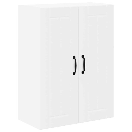 vidaXL Keukenkast Wit 60 x 31 x 80 cm Bewerkt hout afbeelding2 - 1