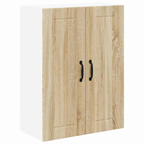 vidaXL Keukenkast Sonoma Eiken 60 x 31 x 80 cm Bewerkt hout afbeelding2 - 1