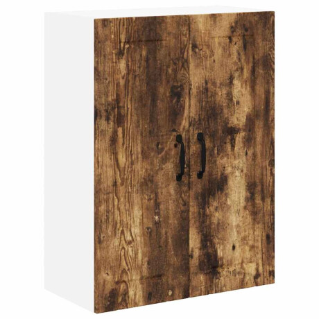 vidaXL Keukenkast Gerookt eiken 60 x 31 x 80 cm Bewerkt hout afbeelding2 - 1