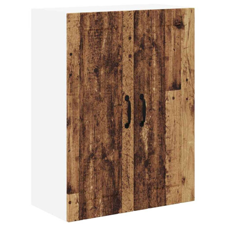 vidaXL Keukenkast Oudhout 60 x 31 x 80 cm Bewerkt hout afbeelding2 - 1