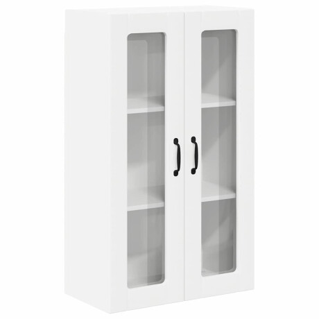 vidaXL Keukenkast aan de muur Wit 60 x 31 x 100 cm Bewerkt hout afbeelding2 - 1