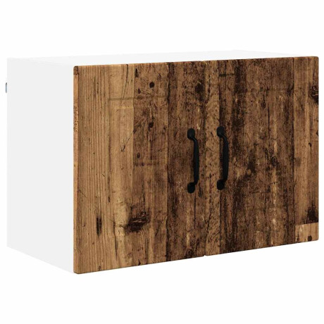 vidaXL Vaatwasserpaneel met plank Oudhout 60 x 31 x 40 cm Bewerkt hout afbeelding2 - 1