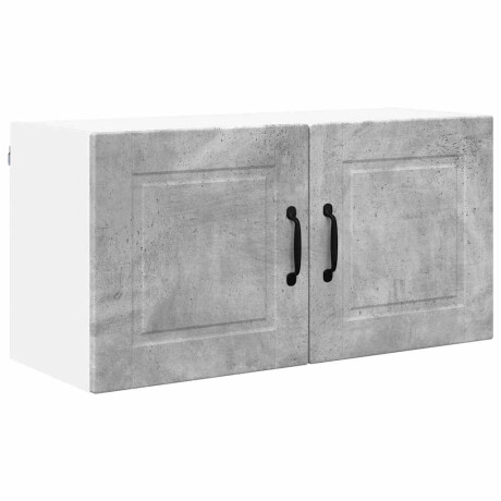 vidaXL Keukenkast met plank Beton Grijs 80 x 31 x 40 cm Bewerkt hout afbeelding2 - 1