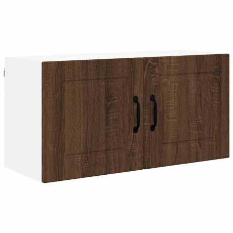 vidaXL Vaatwasserpaneel Bruin Eiken 80 x 31 x 40 cm Bewerkt hout afbeelding2 - 1