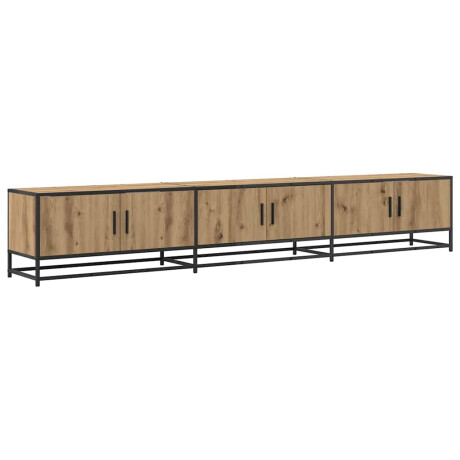 vidaXL TV-kast artisanaal eikenkleurig 240 x 35 x 41 cm Bewerkt hout afbeelding2 - 1