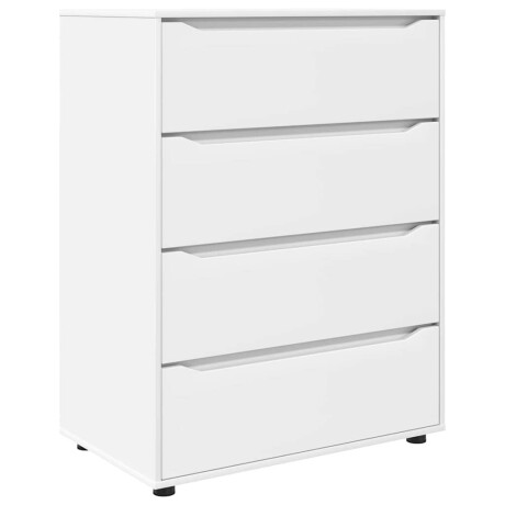 vidaXL Opslagkasten 2 pcs Wit 80 x 48 x 105 cm Bewerkt hout afbeelding2 - 1
