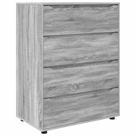 vidaXL Opslagkasten 2 pcs Grijs Sonoma 80 x 48 x 105 cm Bewerkt hout afbeelding2 - 1