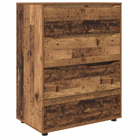 vidaXL Opslagkasten 2 pcs Oud Hout 80 x 48 x 105 cm Bewerkt hout afbeelding2 - 1
