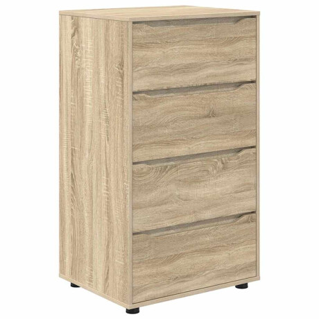 vidaXL Opslagkasten Sonoma Eiken 60 x 48 x 105 cm Bewerkt hout afbeelding2 - 1