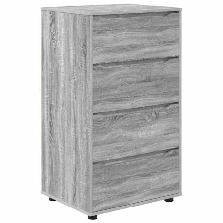 vidaXL Opslagkasten Grijs Sonoma 60 x 48 x 105 cm Bewerkt hout afbeelding2 - 1