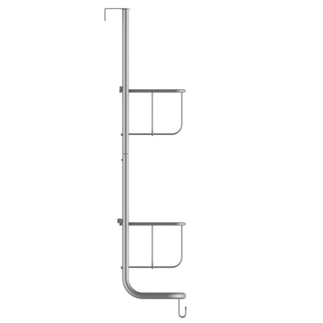 EISL Wandrek 30,5x13x62 cm matzilverkleurig afbeelding2 - 1