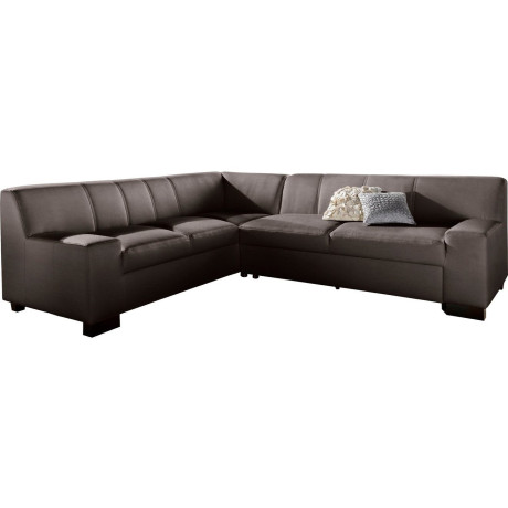 DOMO collection Hoekbank Norma, moderne armleuningen, tijdloos en elegant, L-vorm afbeelding2 - 1