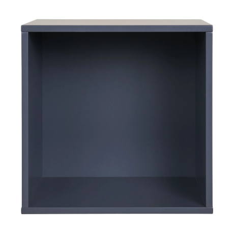 Frenkie vierkanten houten wandplank donkergrijs - 34 x 34 cm afbeelding2 - 1