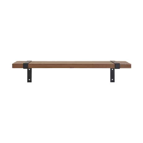 Avery houten wandplank naturel - 50 x 15 cm afbeelding2 - 1