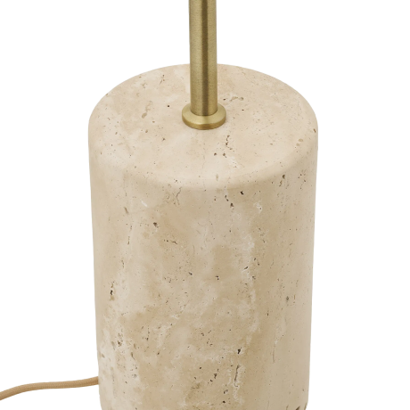 Cheryl vloerlamp marmer zand - Ø40 cm afbeelding2 - 1