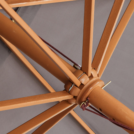 Yvan parasol grijs - Ø 300 cm afbeelding2 - 1