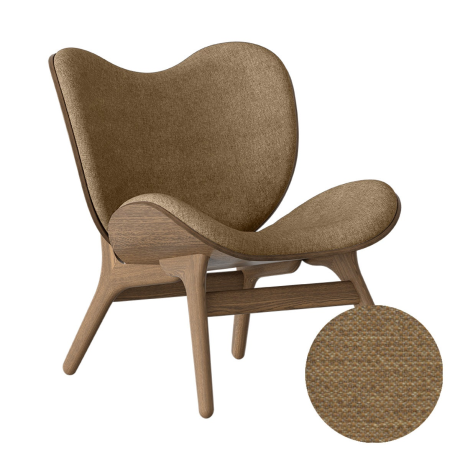 A Conversation Piece houten fauteuil donker eiken - Sugar Brown afbeelding2 - 1