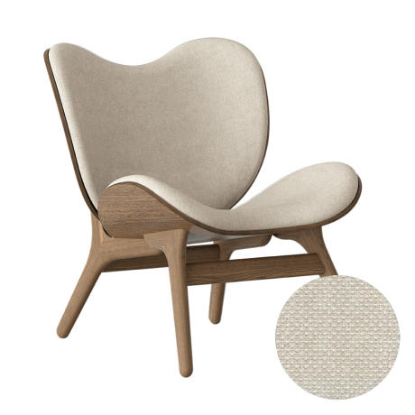 A Conversation Piece houten fauteuil donker eiken - White Sands afbeelding2 - 1