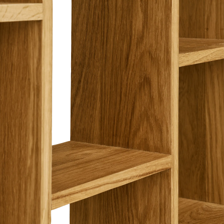 Abigail eikenhouten vierkante wandplank naturel - 70 x 70 xm afbeelding2 - 1