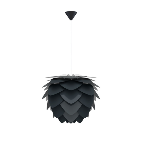 Aluvia Mini hanglamp anthracite grey - met koordset zwart - Ø 40 cm afbeelding2 - 1