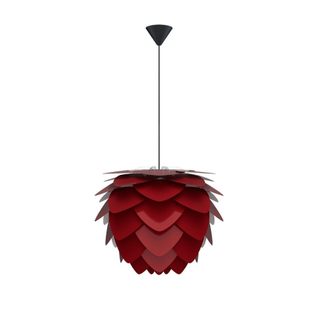 Aluvia Mini hanglamp ruby red - met koordset zwart - Ø 40 cm afbeelding2 - 1