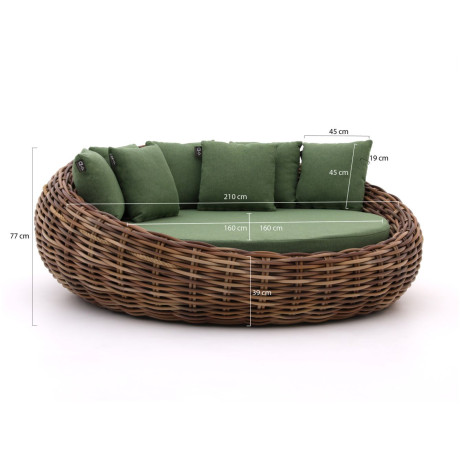 Apple Bee Cocoon lounge Daybed - Laagste prijsgarantie! afbeelding2 - 1