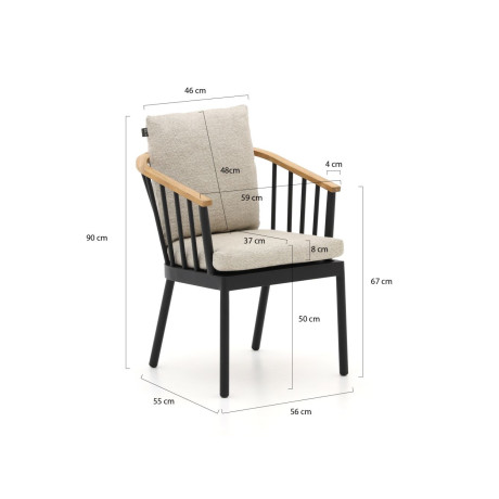 Apple Bee Condor 240cm dining tuinset 7-delig - Laagste prijsgarantie! afbeelding2 - 1