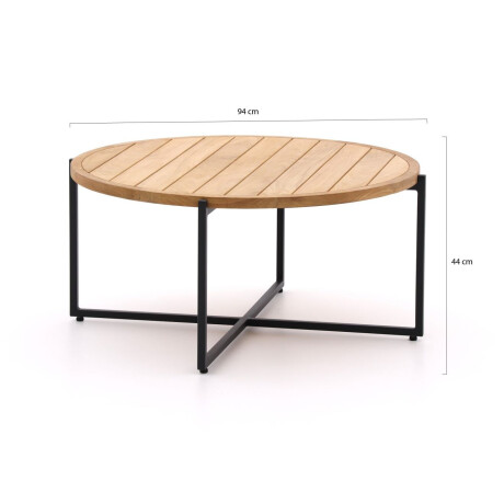 Apple Bee Condor lounge koffietafel ø 94cm (h: 44) - Laagste prijsgarantie! afbeelding2 - 1
