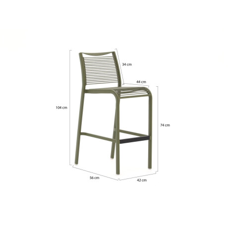 Apple Bee Hawaii/ROUGH-X 135cm barset 5-delig - Laagste prijsgarantie! afbeelding2 - 1