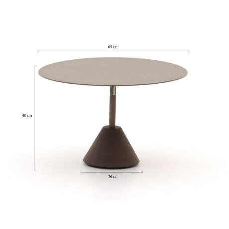 Apple Bee Lisa lounge koffietafel ø65 (h:40cm) - Laagste prijsgarantie! afbeelding2 - 1