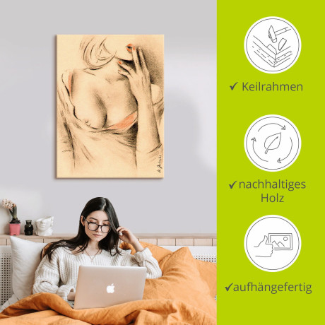 Artland Artprint Aphrodite de moderne als artprint op linnen, poster, muursticker in verschillende maten afbeelding2 - 1