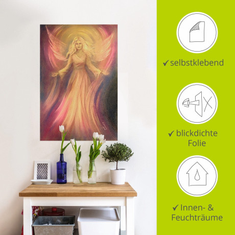 Artland Artprint Engel licht liefde - spirituele schilderkunst als artprint van aluminium, artprint voor buiten, artprint op linnen, poster, muursticker afbeelding2 - 1