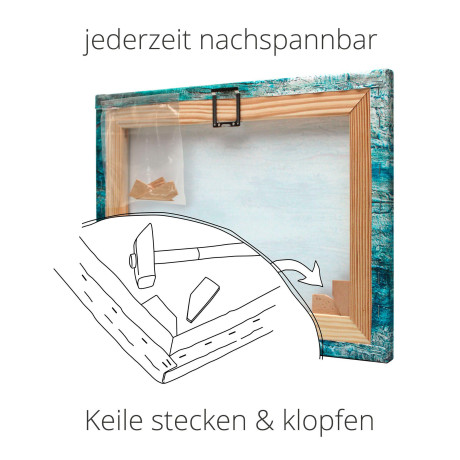 Artland Artprint Kersen met spatwater als artprint op linnen, muursticker in verschillende maten afbeelding2 - 1