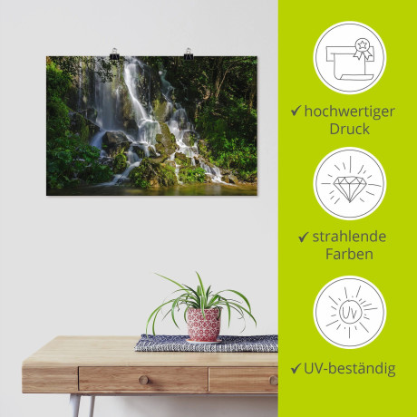 Artland Artprint Waterval in de Harz als poster in verschillende formaten maten afbeelding2 - 1