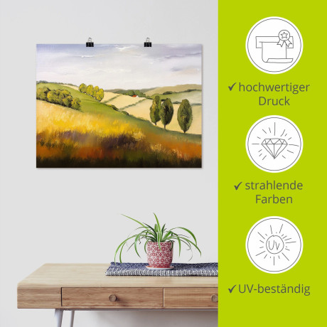 Artland Poster Cotswold II als artprint op linnen, muursticker of poster in verschillende maten afbeelding2 - 1