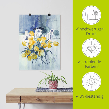 Artland Poster Stilleven met olijven als artprint op linnen, muursticker of poster in verschillende maten afbeelding2 - 1