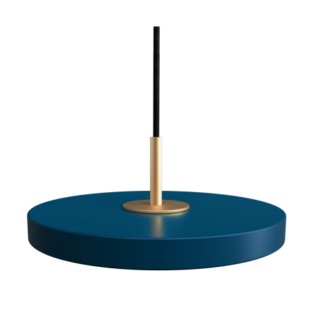 Asteria micro hanglamp petrol blue - met koordset - Ø 15 cm afbeelding2 - 1